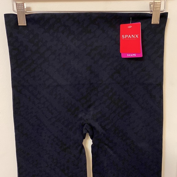 Spanx Navy Tread Seamless Camo Leggings, XLarge - Picture 2 of 11